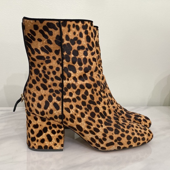Jcrew Leopard Calf Hair Booties - Picture 2 of 6